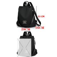 Mochipa De Oxford Impermeable Para Mujer 2024 Antirobo Moda Gran Capacidad Bolsa Escolar Con Cierres De Cremallera Y Manija Suave - details 29