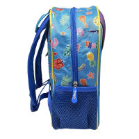 Mochila Stitch 30x25cm, Mochila 3D Escolar Infantil para Niños y Niñas de 2 a 4 años Stitch Disney, Regalo Cumpleaños, Navidad, Reyes, Color Azul, Material Escolar - details 3