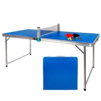 Devessport Mesa de Ping Pong Plegable - Exterior e Interior - 120x60x70 - Incluye Raquetas y Pelotas - details 0