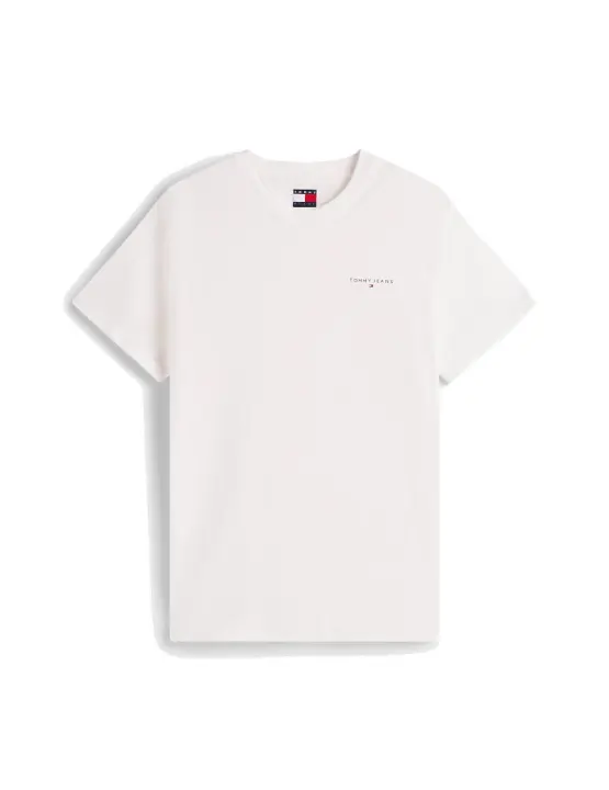 Camiseta Tommy Slim Linear Chest Hombre Blanca - 1