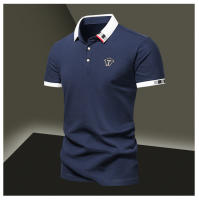 Camisa Polo Casual Para Hombres Verano 2024 Algodón Puro Manga Corta Cuello Redondo Botones Transpirable Top Masculino - details 18
