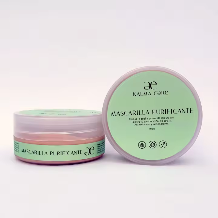 Kalma Care | Macarilla facial Purificante (150ml) Limpia poros e impurezas, regula la producción de sebo. Antioxidante y regenerante. - 1