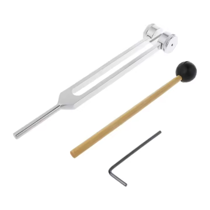 Tenedor de afinación no magnético Médico de la aleación de Aluminio de la bifurcación 128 Hz para curarse - 1