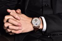 Reloj De Pulsera Para Hombre LIGE Clásico Retro Automático De Cuero Genuino Impermeable Militar Con Torbión Y Calendario Lunar - details 13