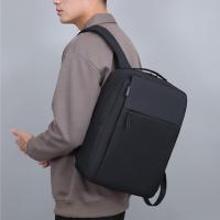 Mochila Versátil De 15.6 Pulgadas De Alta Calidad En Tela Oxford Negro Gris Rojo Azul Mochila De Negocios Para Hombre Y Mujer Bolsa De Computadora Lavable - details 5