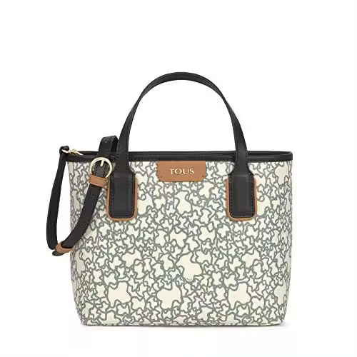 Bolso Mini Capazo Beige y Negro TOUS 2000898346 - 1