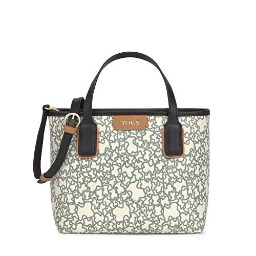 Bolso Mini Capazo Beige y Negro TOUS 2000898346 - 1