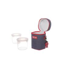 Bolso Nevera Baquero con 2 Tuppers Incluidos - Ideal para Llevar Comida - 22 x 14 cm - details 0