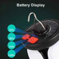 Lámpara de Camping LED con Luz de Hoja para Exteriores Lámpara de Emergencia Recargable por USB y Solar para Acampar en Tienda de Pesca y Viajes - details 3