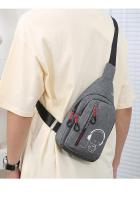 Bolsa De Pecho Para Hombres De Gran Capacidad Unisex Para Deportes Al Aire Libre Y Ocio Estilo Crossbody Monedero De Nylon - details 12