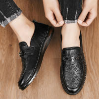Zapatos De Cuero De Alta Calidad Para Hombre Loafers Italianos De Lujo Casual Transpirables Zapatos De Vestir Slip-on Para Conducir - details 21