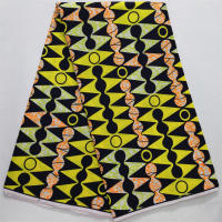 Tela De Encaje De Anka Wax Real De Alta Calidad Para Mujer Vestido De Fiesta Estilo Nigéria Ghanés Poliéster 6 Yardas 2024 - details 15