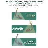 Luz De Lectura LED Portátil Y Recargable Con Lampara Para Libros Clamp Para Camping Viajes Y Estudio Luz De Lectura - details 6