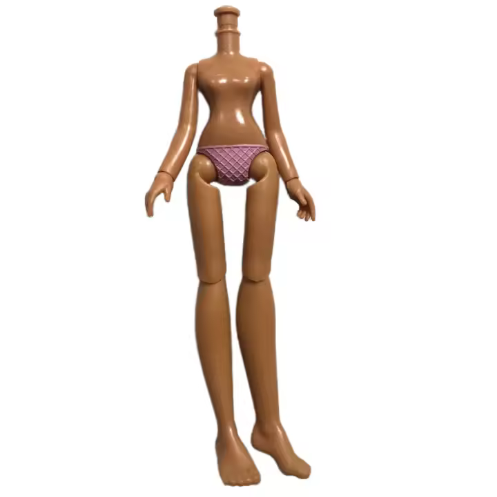 Figura De Cuerpo Delgado Y Móvil Para Muñecas Colorida 15cm Verde Rosa Amarillo Blanco Jade Marrón Beige Adecuada Para Cabezas De Muñeca Feminina - 1