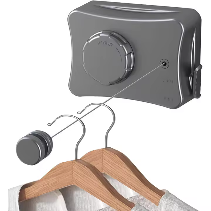 Tendedero Retráctil para Balcón, Interior, Jardín, Capacidad de Carga 20 kg - 1