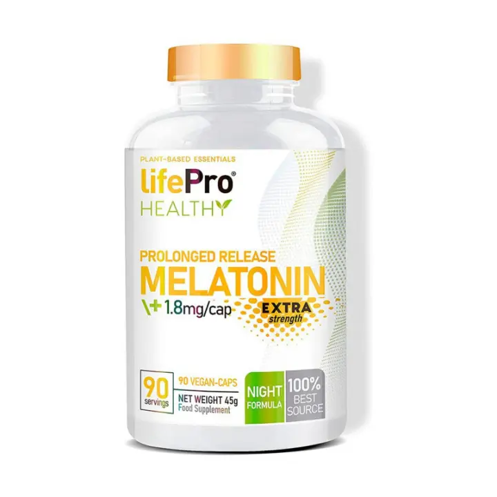 LIFE PRO PROLONGED RELEASE MELATONIN 90 VEGANCAPS - 1