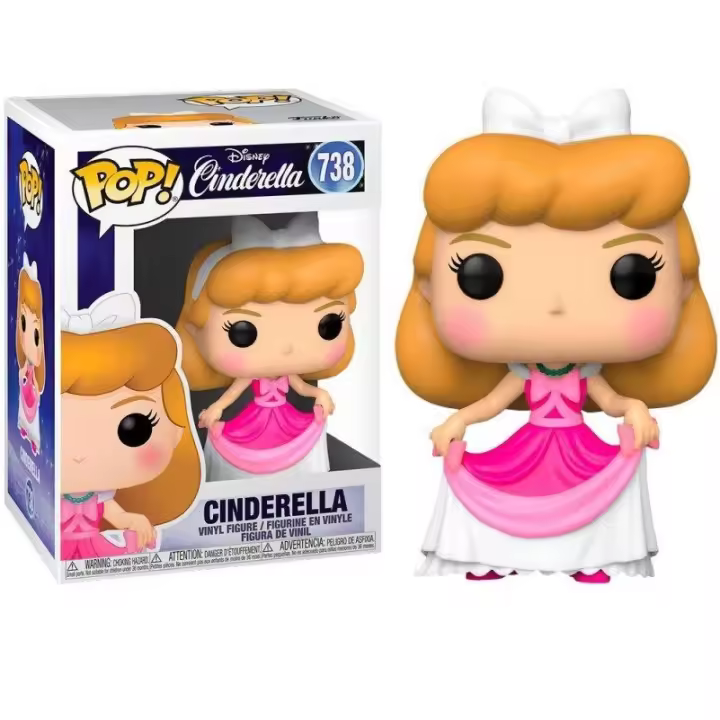 Funko Pop! Disney - Cenicienta con Vestido Rosa, 45649, Nº1738 - 1