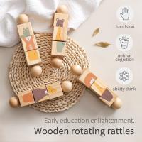 Juguete Educativo De Madera Para Bebés 1pc Campana De Mano Montessori Desarrolla La Habilidad Manual Juguete Clásico Educativo Para Niños Con Puzzle De Animal - details 13