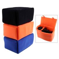 Bolsa De Protección Para Cámara DSLR Canon Nikon Sony Con Partición Y Piel De Velvet Bolsa Suave Antichoque Para Lentes De Cámara - details 4