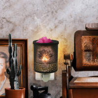 Encendedor De Aceites Aromáticos Eléctrico Calentador De Cera De Hierro Fundido Difusor De Fragancia Para Escritorio - details 6