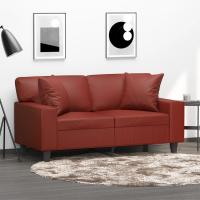 vidaXL 2x Cojines Decorativos Cuero Sintético Capuchino Almohada Salón Hogar Color Capuchino,  Crema,  Gris y mas - details 5