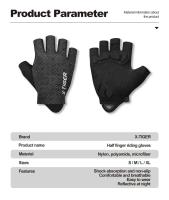 Guantes De Ciclismo X-TIGER Antideslizantes Absorción De Choque MTB Para Hombre Y Mujer Guantes De Bicicleta Para Correr Fitness Montar En Moto - details 14