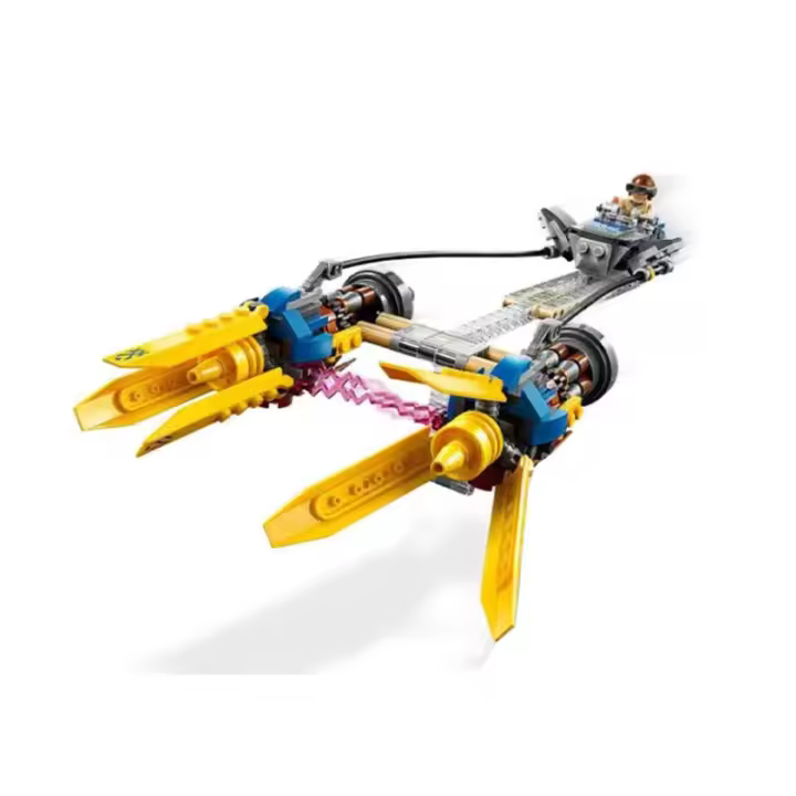 Conjunto De Bloques De Construcción Anakin's Podracer 75258 MOC 279 Piezas Modelo Espacial Para Niños Regalo De Cumpleaños - 1