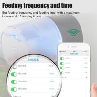 Alimentador De Acuario Inteligente Con Modo De Tiempo Doble Ajustable Compatible Con Pellet Polvo Y Tira Alimentación Para Tanque De Peces - details 7