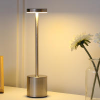 Lámpara De Mesa LED Recargable Tipo C Con Interruptor Táctil Luz Nocturna Portátil Para Decoración De Club Bar Sala Exterior 3 Colores - details 7