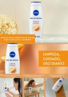 NIVEA Pack Ahorro Shower Gel  Care & Orange 6 x 650ml - details 0
