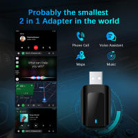 Adaptador Wireless Carplay Android Auto 2en1 Dongle Inteligente 2024 5G WIFI Para iPhone Y Android Compatible Con Volvo Benz MG Kia Chery VW - details 4