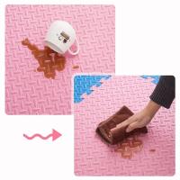 12pcs Juego De Puzzles Para Bebés Alfombra Interlocking De Esponja Tamaño 30x30x1cm Alfombra De Ejercicio Para Niños Suave Y Educativa - details 4