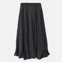 Falda de flamenco para niña con volante inferior, color negro, básicos de flamenco y sevillanas Le Côté Chic - details 0