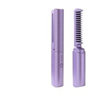 Nuevo peine inalámbrico para el Cabello Lacio, plancha de pelo perezosa, Carga USB, portátil, para Viajes, Pulido y alisado, peine PARA EL Cabello lacio perezoso para el hogar, Nuevo, inalámbrico, portáthil, Con Iones - details 4