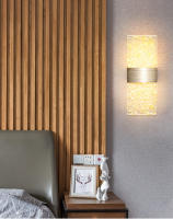 Lámpara De Pared LED Moderna Nórdica En Acrílico Láser Para Dormitorio Y Sala De Estar Luz De Noche Lateral 27cm 6W 85-265V Incluye Bombilla Instalación En Pared - details 12