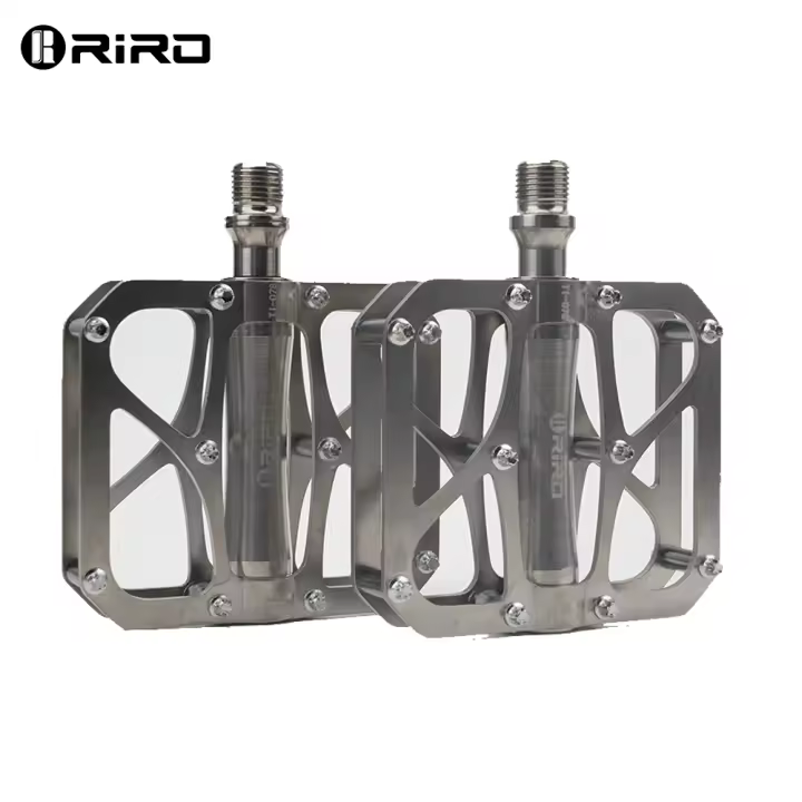 Pedales De Bicicleta RIRO De Aluminio De Aleación Con 3 Rodamientos Antideslizantes Ultraligeros Y Gran Almohadilla Universal Tornillo De 14 Mm Para MTB Y Carretera - 1