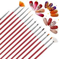 Set De Pinceles Para Uñas Profesionales DianaBeauty Para Acrílico UV Gel Dibujando Puntos Manicura Arte De Uñas Herramientas De Maquillaje - details 1