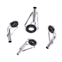 Kit De Reparación De Ancinas De Pesca En Acero Inoxidable 8pcs Con Anillos Y Guías De Ojo Para Enthusiastas De La Pesca Al Aire Libre 3 Estilos - details 5