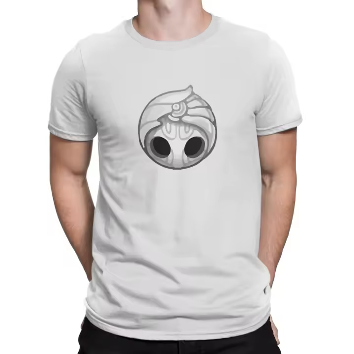 Camiseta Kingsoul Para Hombres Algodón Casual Camiseta De Manga Corta Estampado Hollow Knight Regalo Ideal Ropa - 1