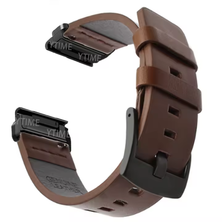 Correa De Reloj De Cuero Genuino 22mm Para Garmin Fenix 6X 6 pro 7X 7 Easyfit Wristband Fenix 5 5X plus 3 3HR Compatible Con Hombres Y Mujeres - 1