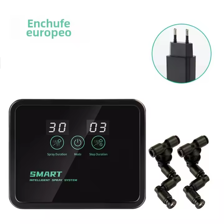 Kit De Humidificador Para Terrarios De Reptiles Con Timer Automático Sistema De Rociador De Montaña Rusa Plástico Para El Hogar - 1