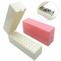 Soporte Organizador De Uñas Para Brocas De Taladro 30 Agujeros Antipolvo Dispensador De Herramientas De Manicura (No Incluye Brocas) - details 0