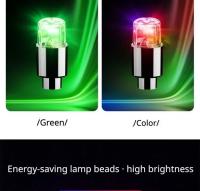 Luz LED Para Neumáticos Y Bicicletas Lámpara De Neón Universal Para Coche Iluminación Ambiente Colorida Flasheando Decoración Cubierta De Válvula - details 7