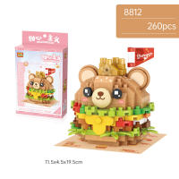 Bloques De Construcción De Micropartículas Mini Vista De La Calle Tienda De Takoyaki Tienda De Café Pastel De Fruta Pareja De Bolsas Lindas Para Niños Regalos De Navidad - details 14