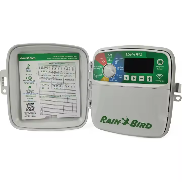 RAIN BIRD Programador de Riego ESP-TM2 12 zonas Exterior Rain Bird  | Riego Automatico para Jardin | Temporizador de Riego Eléctrico - 1