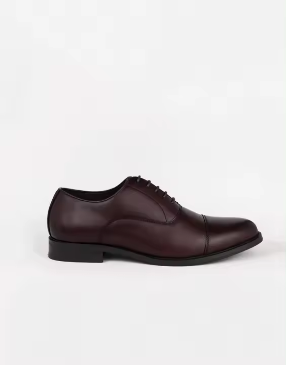 ZAPATO DE VESTIR LISO CON CIERRE DE CORDONES JVZ - 1