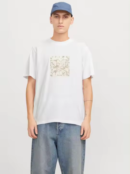 Camiseta Otarmac Blanca de Jack&Jones - 1