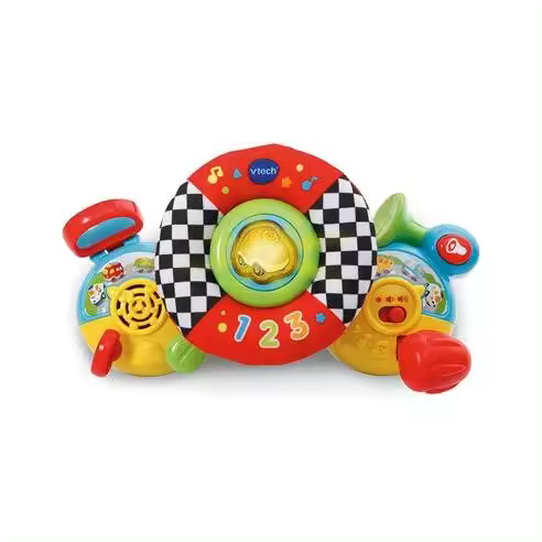 Volante Paseo Vtech - Juego Sentado o Paseo - Más de 60 Canciones - 1