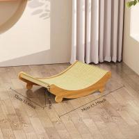 Juego De Juguete Para Gatos Muebles Multifuncional Con Tablero De Rasguño Desmontable Y Resistente Al Desgaste Incluye Cama De Descanso Material De Sisal Y Lino - details 7