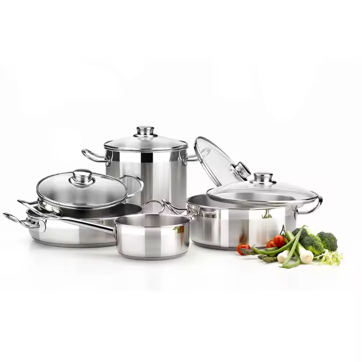 Batería de cocina completa con rustidera Profesional BRA - 1